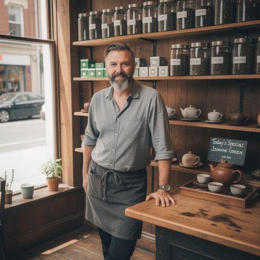 Šiltas arbatos puodelis, šalia atviruko su informacija apie hipertenzijos mažinimą.